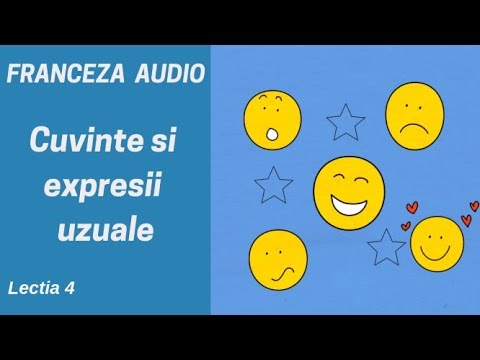 Franceza AUDIO (4) - Cuvinte si expresii uzuale in franceza - Franceza pentru incepatori