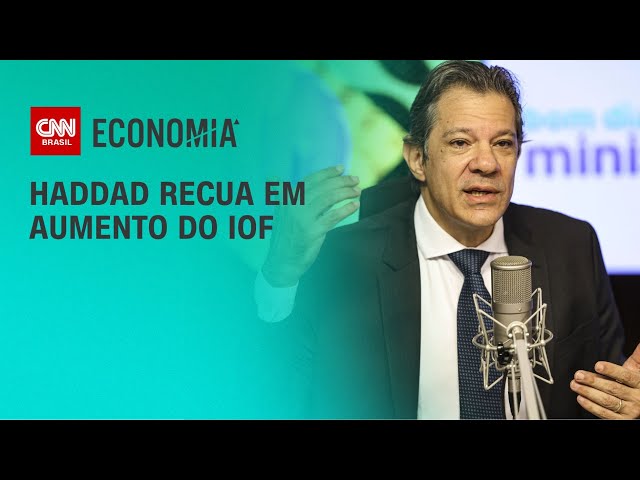 Fernando Haddad volta atrás em parte do aumento no IOF | CNN PRIME TIME