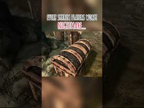 The absolute worst nightmare... #skyrim #elderscrolls #bethesda #gaming #shorts