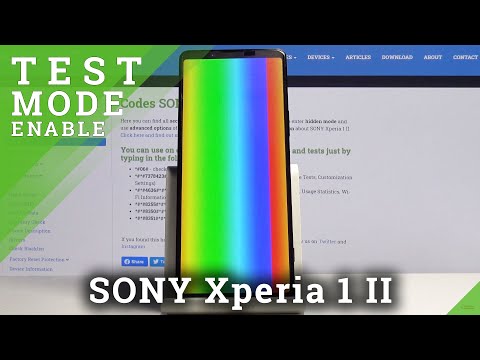 How to Open Test Mode in SONY Xperia 1 II – Enter Service Mode