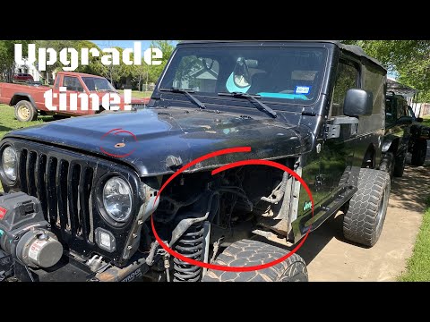 Jeep Wrangler LJ gets a Facelift with GenRight Off Road Hood and Fenders