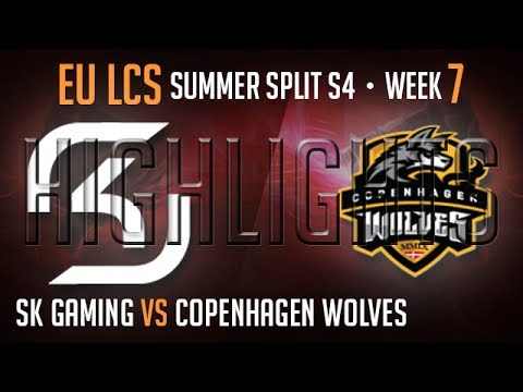 LCS Highlights SK Gaming vs Copenhagen Wolves SuperWeek 7 EU Summer 2014 S4 SK vs CW W7D2