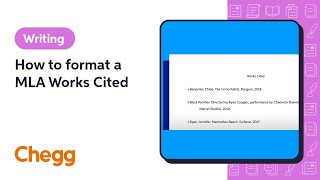 How to Format a MLA Works Cited | Chegg