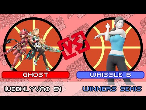 WeeklyVac 51 - SSBU - Ghost (Pyra & Mythra) vs Whissle B (Wii Fit Trainer)