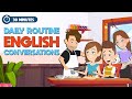 Daily Routine Conversations To Learn English Speaking Practice 30 Minutes English