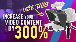 The Best Value TELEPROMPTER for Creators // Pronstoor (Ambitful) Mini Teleprompter Review
