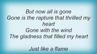 Ella Fitzgerald - Gone With The Wind Lyrics