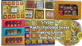 Rakhi chocolates making tutorial