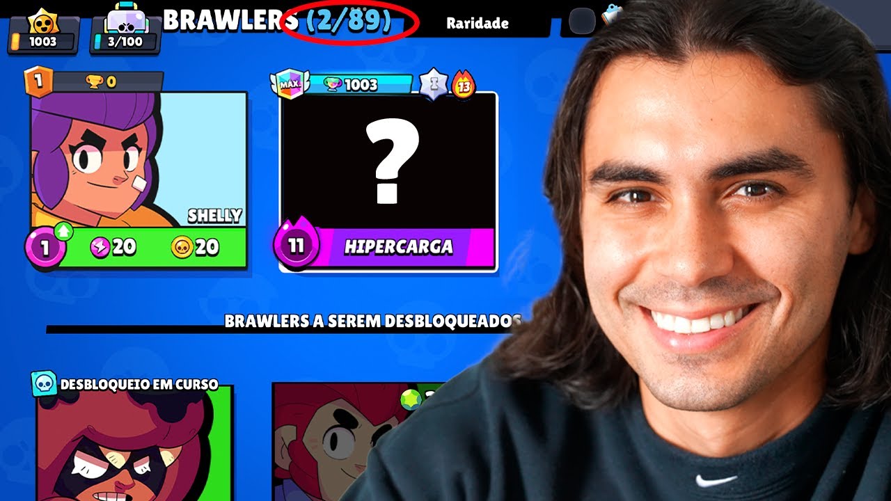 CRIEI MINHA PRIMEIRA CONTA CURSED NO BRAWL STARS...