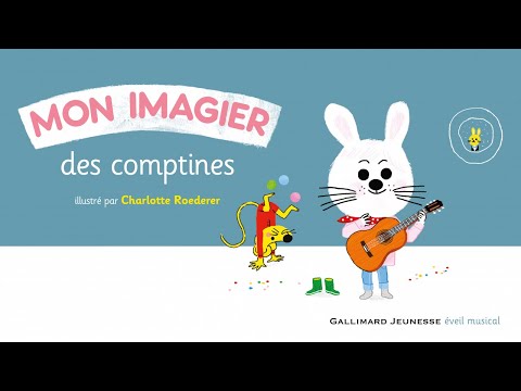 Un petit chat gris - Mon imagier des comptines - Gallimard Jeunesse