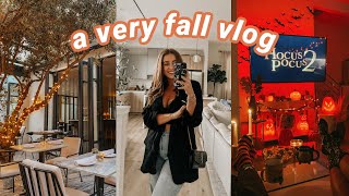fall week in my life! | feeling unsafe chat, halloween activities, + more