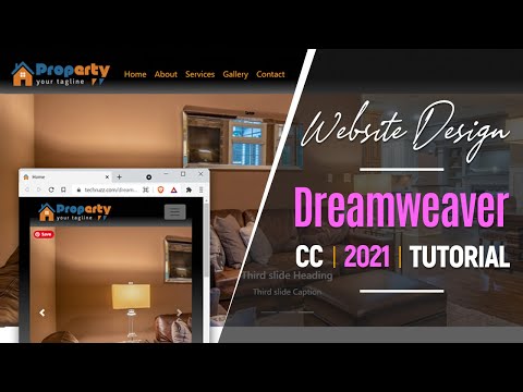 ✅ How to Make a Website Design in Dreamweaver CC | Beginners Tutorial | 2025