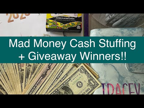 Mad Money Cash Stuffing l Giveaway Winners! l $400 l Savings l July 2023 ​@ChampagnesCorner