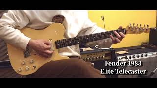 Video thumbnail for 【販売中】Fender 1983 Elite Telecaster / Arctic White on Lake Placid Blue(Multi Layer) #kaminariguitars by KAMINARI GUITARS