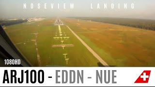 preview picture of video 'ARJ-100 Nürnberg Cockpit Landing'