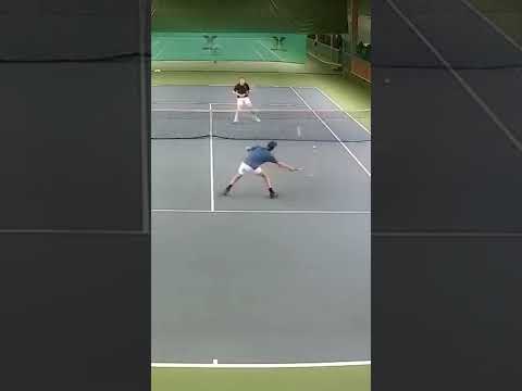 🔥TENNIS KID UNBELIEVABLE POINT