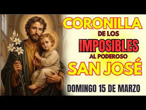 SAN JOSÉ CORONILLA DE LOS IMPOSIBLES HOY DOMINGO 15 DE MARZO