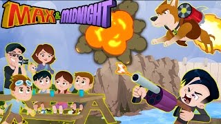 BLOWING UP THE DAM!!! Max saves FUNnel Vision family! || Kids Animation! Max & Midnight Episode 7