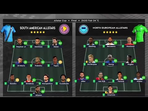 DLS||South American vs North European ALLSTARS CUP FINAL-(0 5)
