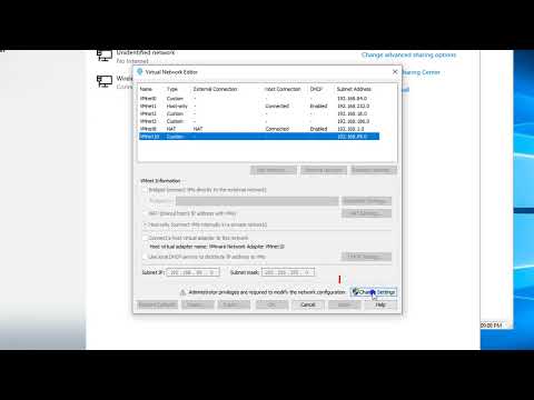 VMWare Workstation Communications | VMWare Virtual Network Editor