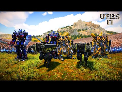 STAR WARS, TRANSFORMERS & T-45s vs 4,000,000 SLUGGA BOYZ | Ultimate Epic Battle Simulator 2 | UEBS 2