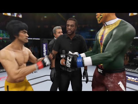 Bruce Lee vs. Crazy Pumpkin (EA sports UFC 3)