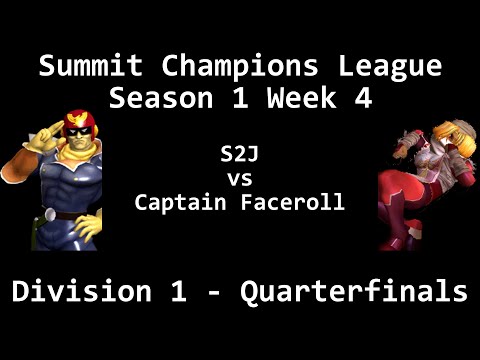 SCL1.4 - S2J (Captain Falcon) vs Captain Faceroll (Sheik) - Division 1 - Quarterfinals