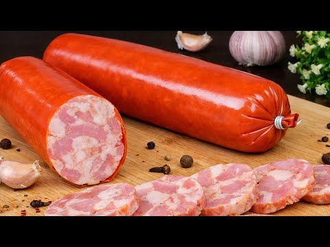 Hausgemachte marmorierte Wurst. Besser als aus dem Supermarkt! Einfaches Rezept