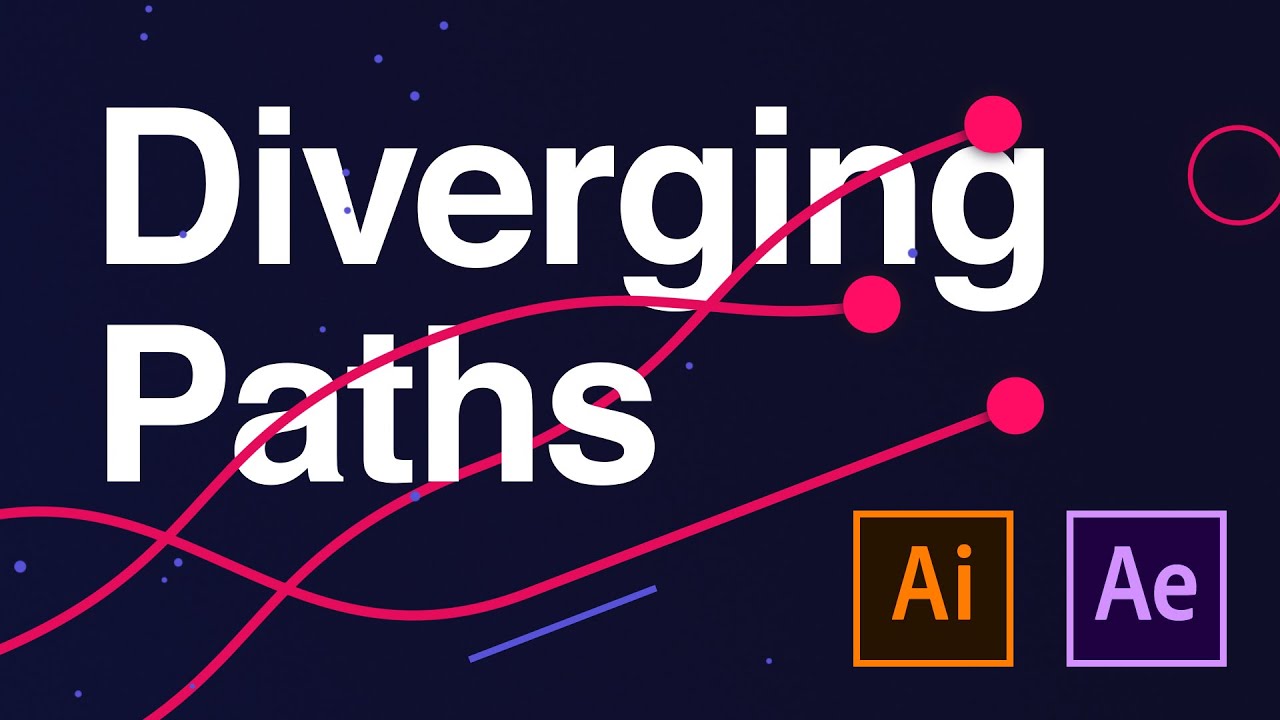 Diverging Paths - Adobe After Effects tutorial