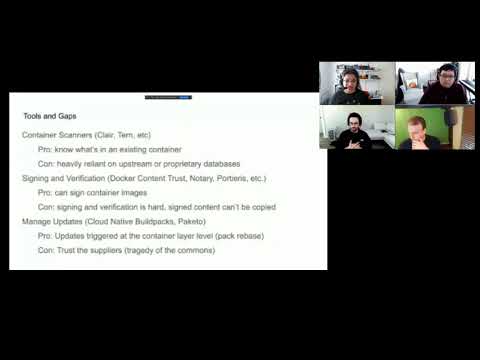 Secure Container Supply Chains Discussion