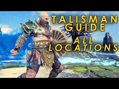 God of War All Talismans Location And Showcase Full Guide  PS4 2018