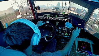 Hauling Large Metal Pipes to Fairbanks Alaska | American Truck Simulator