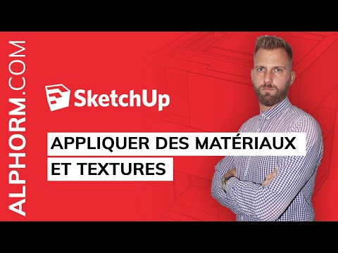 Comment appliquer des matériaux et textures sous SketchUp 2020