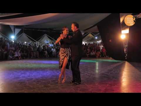  Lucila Cionci  and  Joe Corbata  are  dancing  at  Catania Tango Festival  in  2016