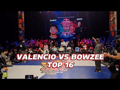 VALENCIO VS BOWZEE-RED BULL BC ONE CYPHER USA 2025-TOP 16