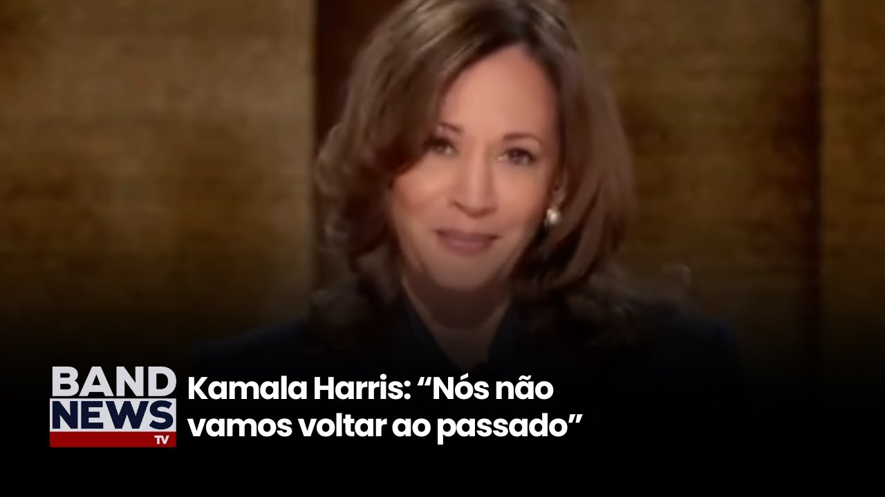 Kamala Harris aceita indicação Democrata: "Prometo ser a presidente de todos" | BandNews TV