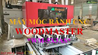 MÁY MÓC RÃNH, LÀM MỘNG CNC CHO ĐỒ NỘI THẤT WOODMASTER WM-5X3AS