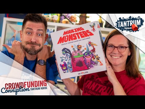 Making Monsters Board Game Preview | Bag-Building & Push-Your-Luck Madness!