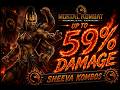 All Sheeva Combos MK9 59 Brutal High Damage