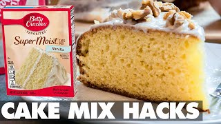 Hacks To Make Boxed Cake Mix Taste Homemade! (Cake Mix Hacks)
