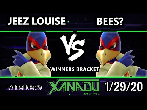 S@X 339 SSBM - jeez louise (Falco) Vs. Bees? (Falco) Smash Melee Winners Round 2