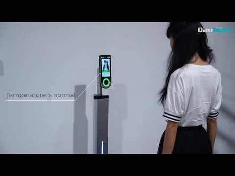 Daosafe DS-F851T Temperature Check Machine with LED Pillar!