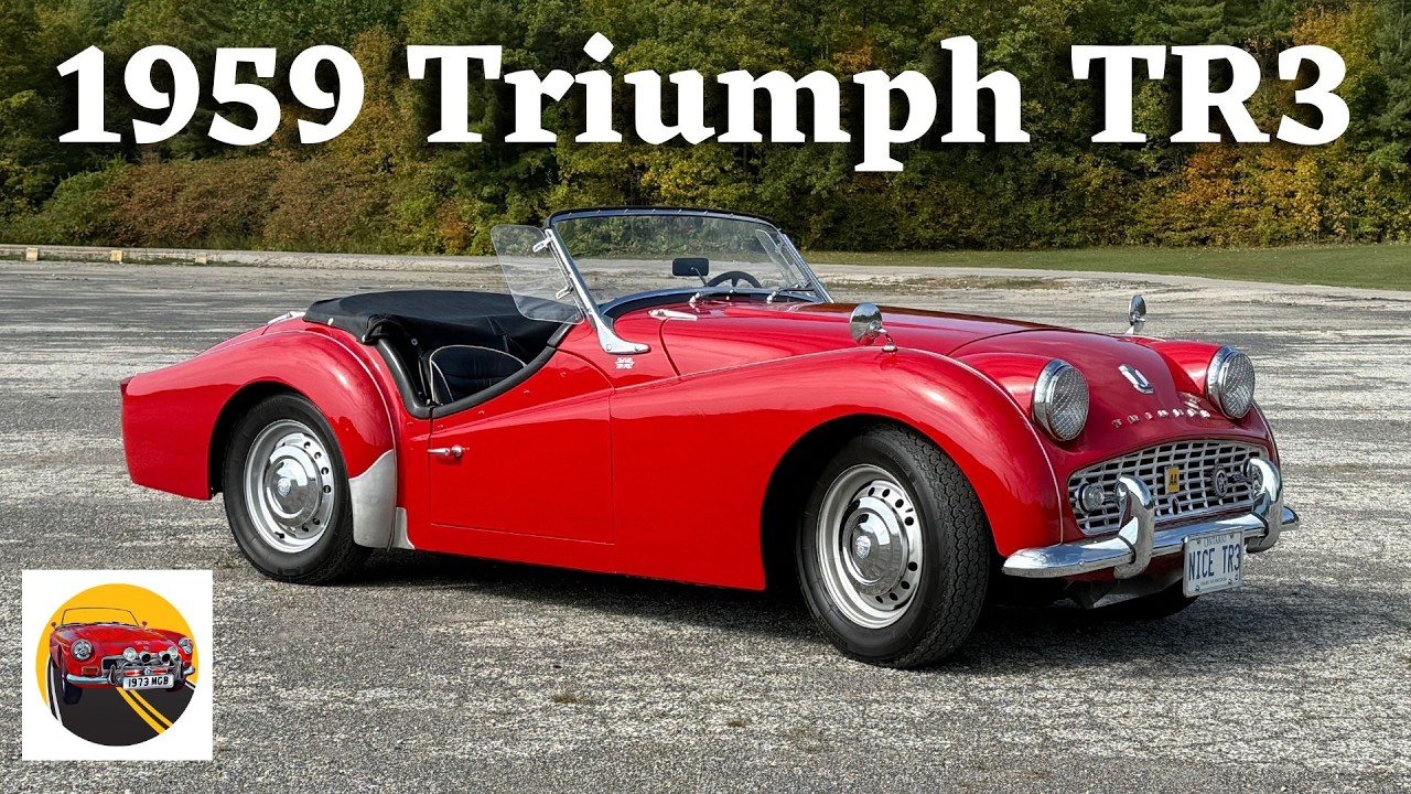 1959 Triumph TR3 Restored to Perfection – The Low-Slung British Icon That Turns Heads!
