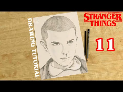 How to draw Stranger Things 5 / How to draw Eleven from Stranger Things