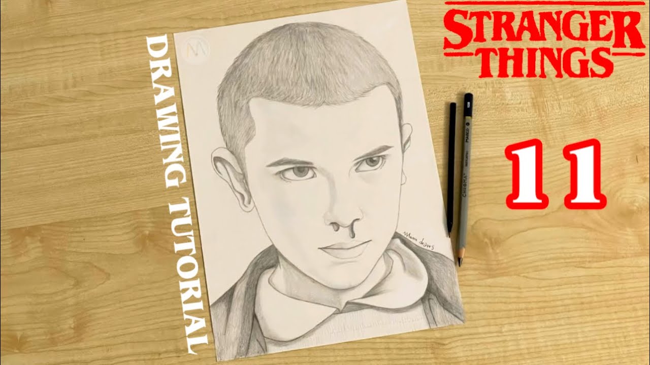 How to draw Stranger Things 5 / How to draw Eleven from Stranger Things