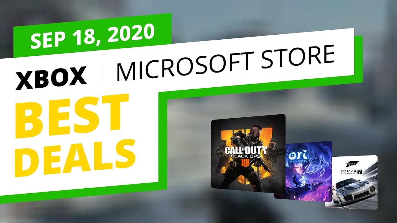 Best Xbox Deals in the official Microsoft Store, Sep 18, 2020