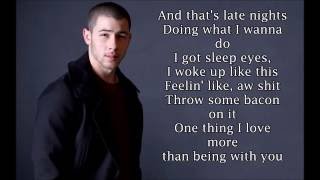 Nick Jonas - Bacon (Lyrics)