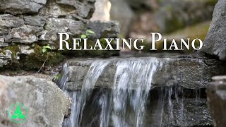 Download lagu 🦜🌿 Relaxing Waterfall 🦜🌿With Soothing Piano And Birds Singing NO ADS mp3