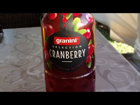 Produkt test granini cranberry saft