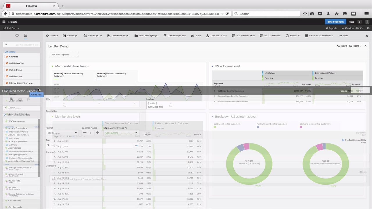 Filtering the Component Menu in Analysis Workspace | Adobe Analytics